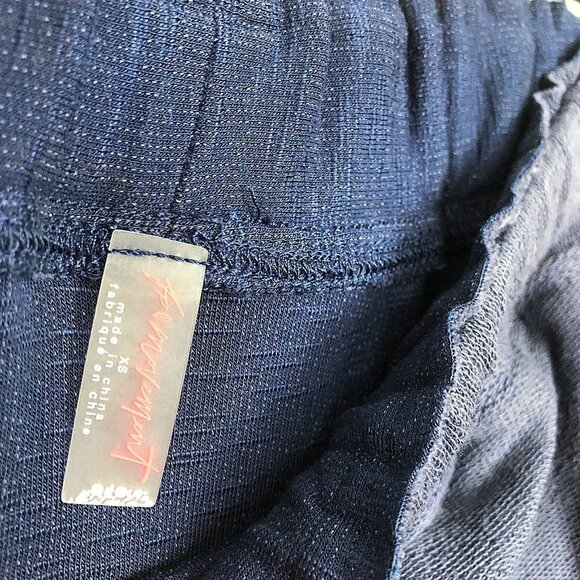 NWT Free People Movement Surfside High-Waist Joggers | Navy Blue & Orange | XS - Picture 11 of 11